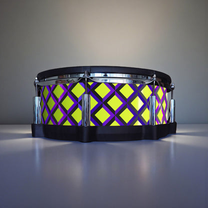 3D Tile Drum Wrap (Black Base)