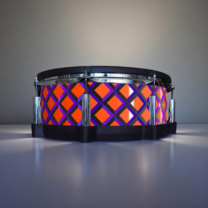 3D Tile Drum Wrap (Black Base)