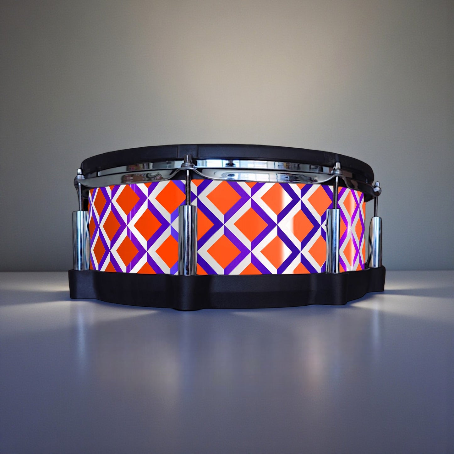 3D Tile Drum Wrap (White Base)