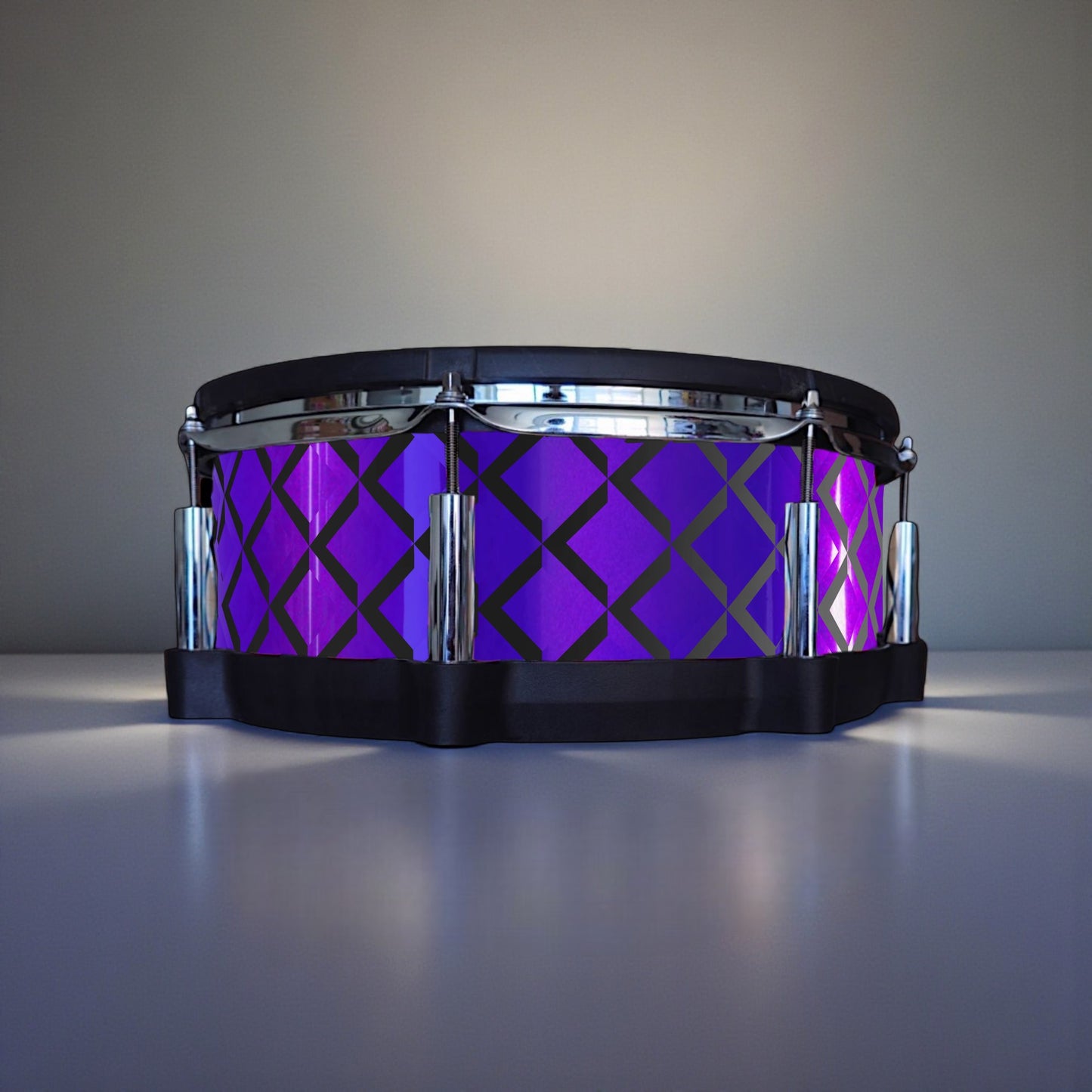 3D Tile Drum Wrap (Black Base)