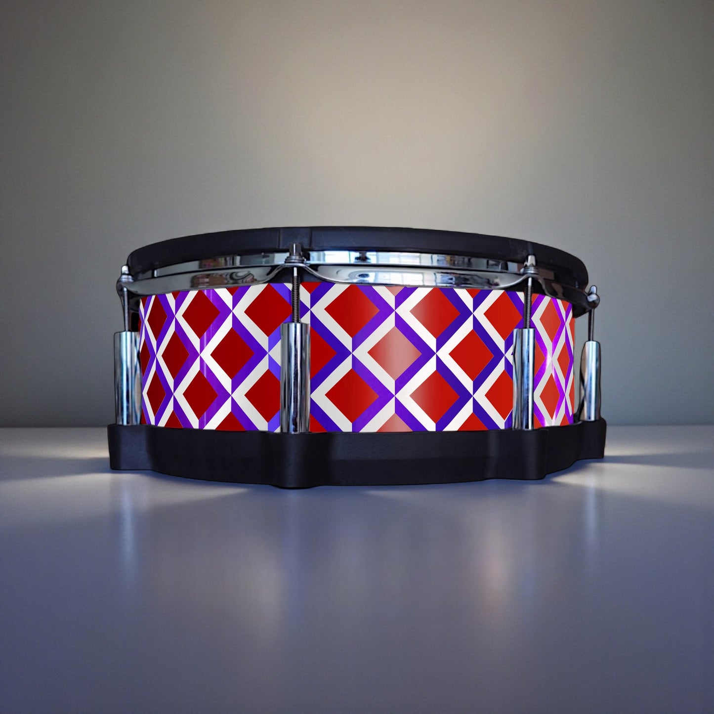 3D Tile Drum Wrap (White Base)