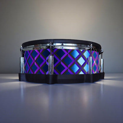 3D Tile Drum Wrap (Black Base)