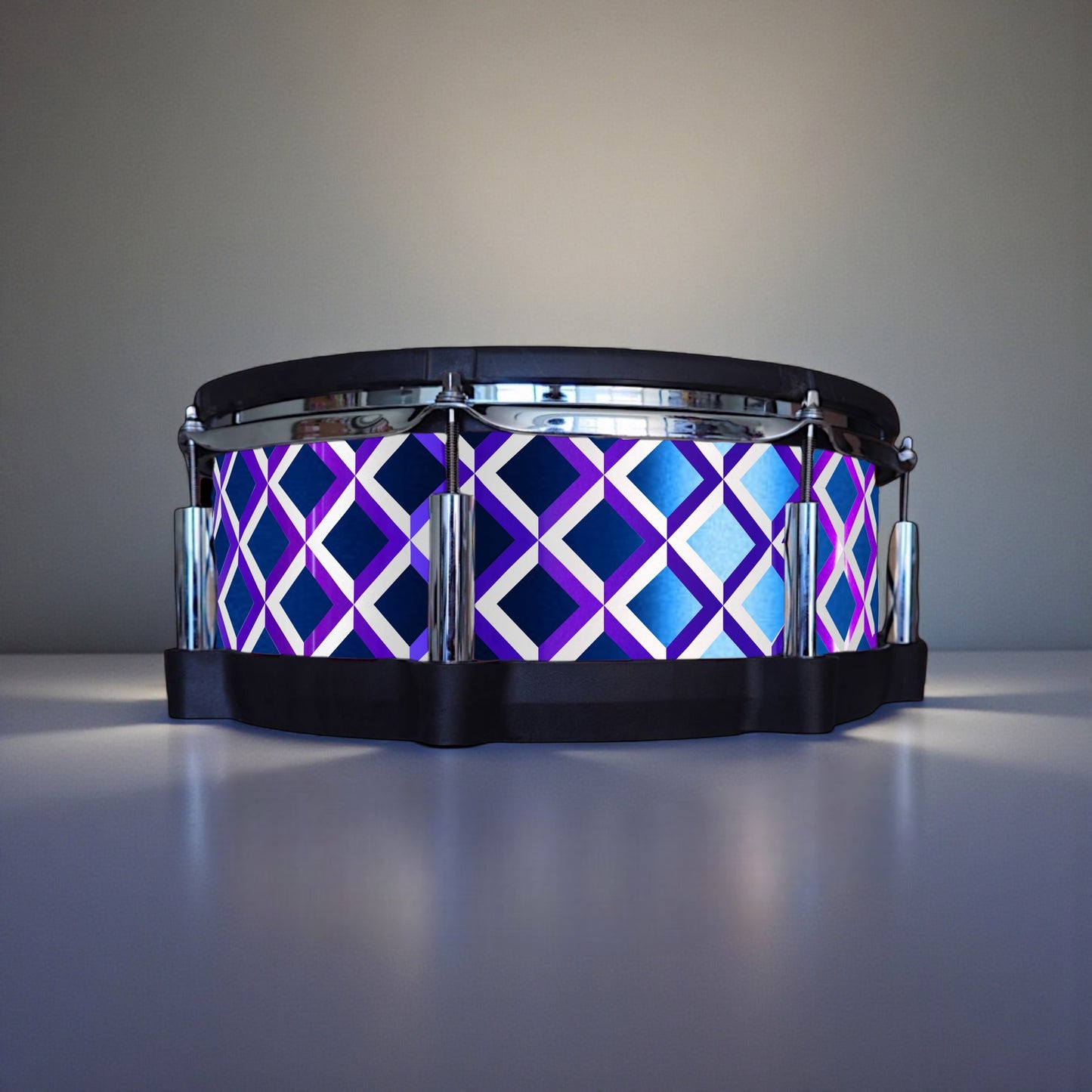 3D Tile Drum Wrap (White Base)