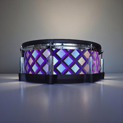 3D Tile Drum Wrap (Black Base)