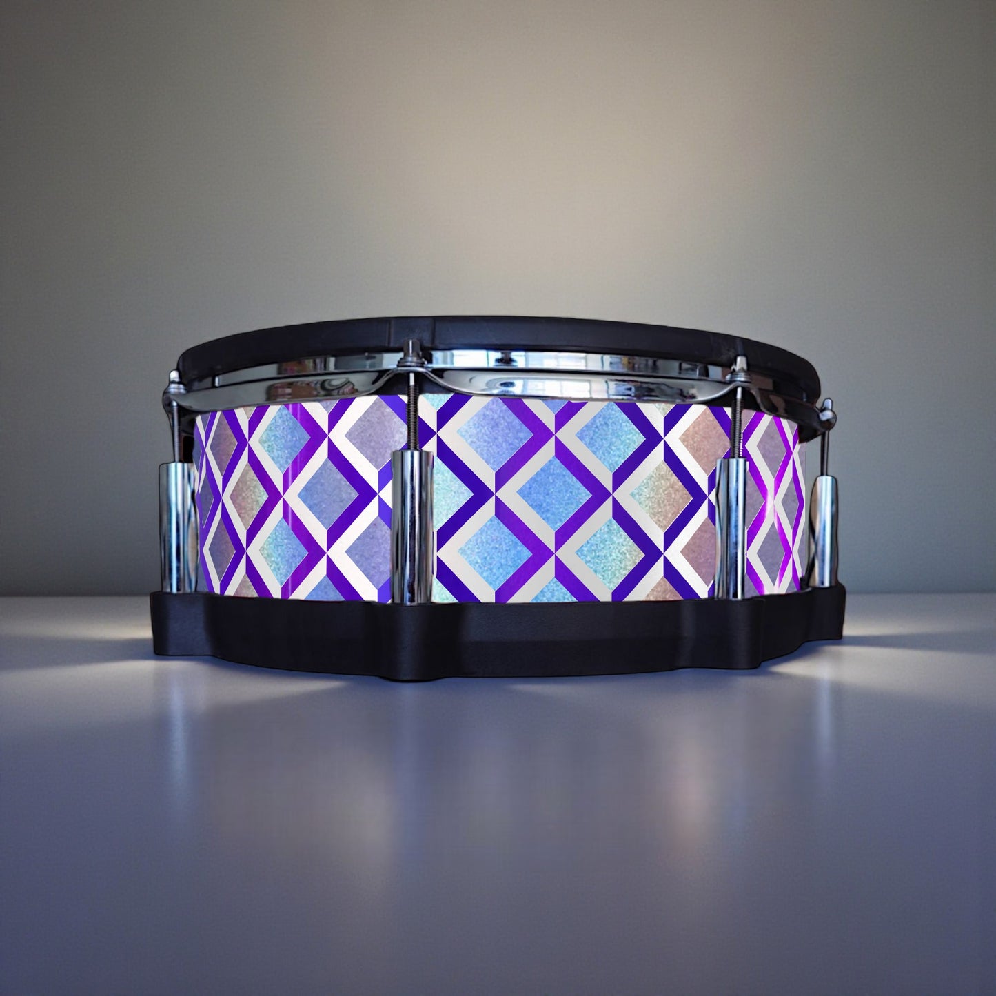 3D Tile Drum Wrap (White Base)