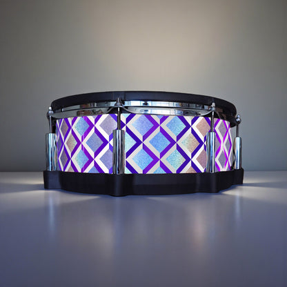 3D Tile Drum Wrap (White Base)