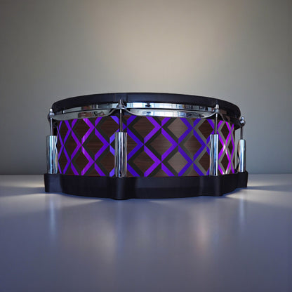 3D Tile Drum Wrap (Black Base)