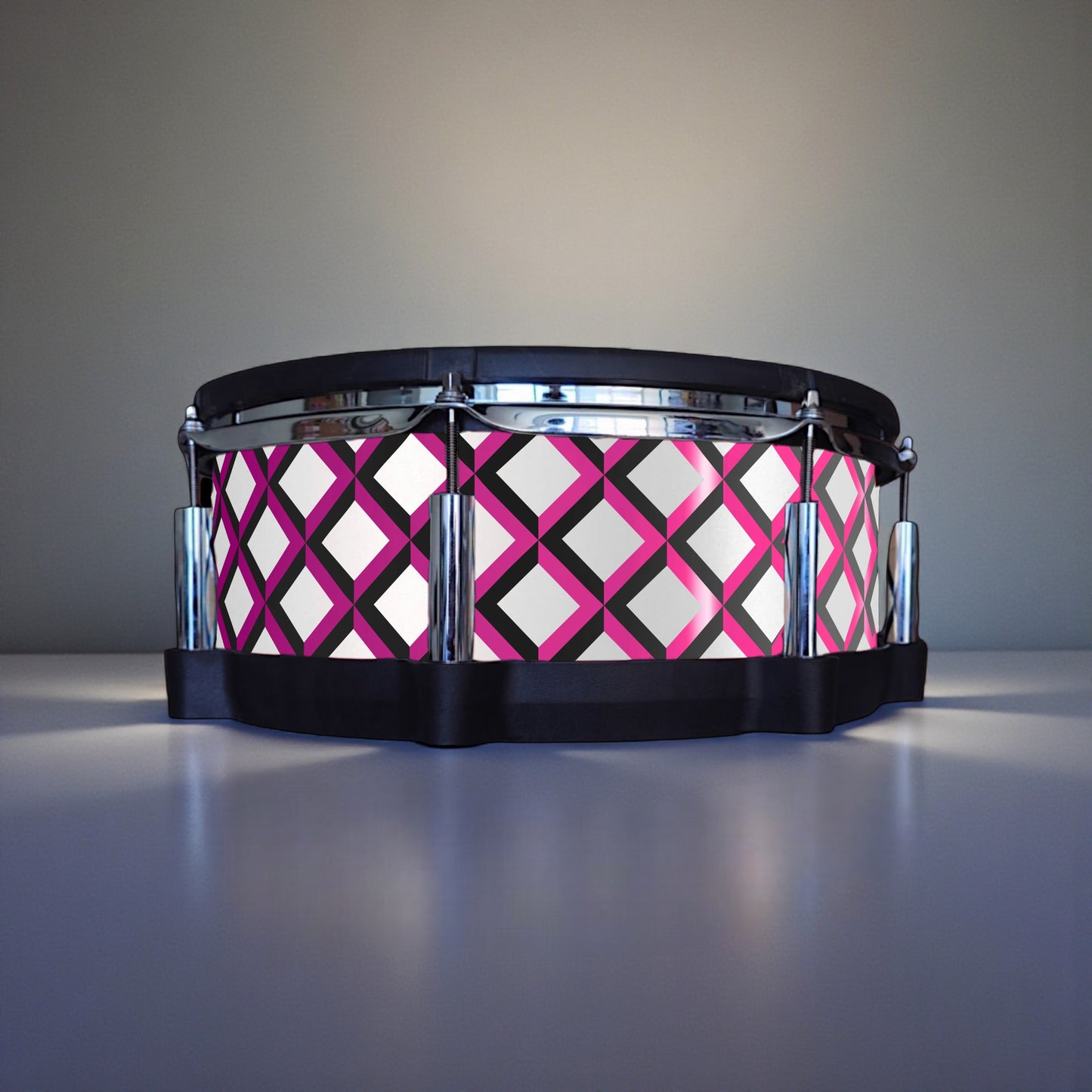 3D Tile Drum Wrap (Black Base)