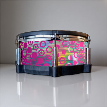 Hexagonal Fade Drum Wrap