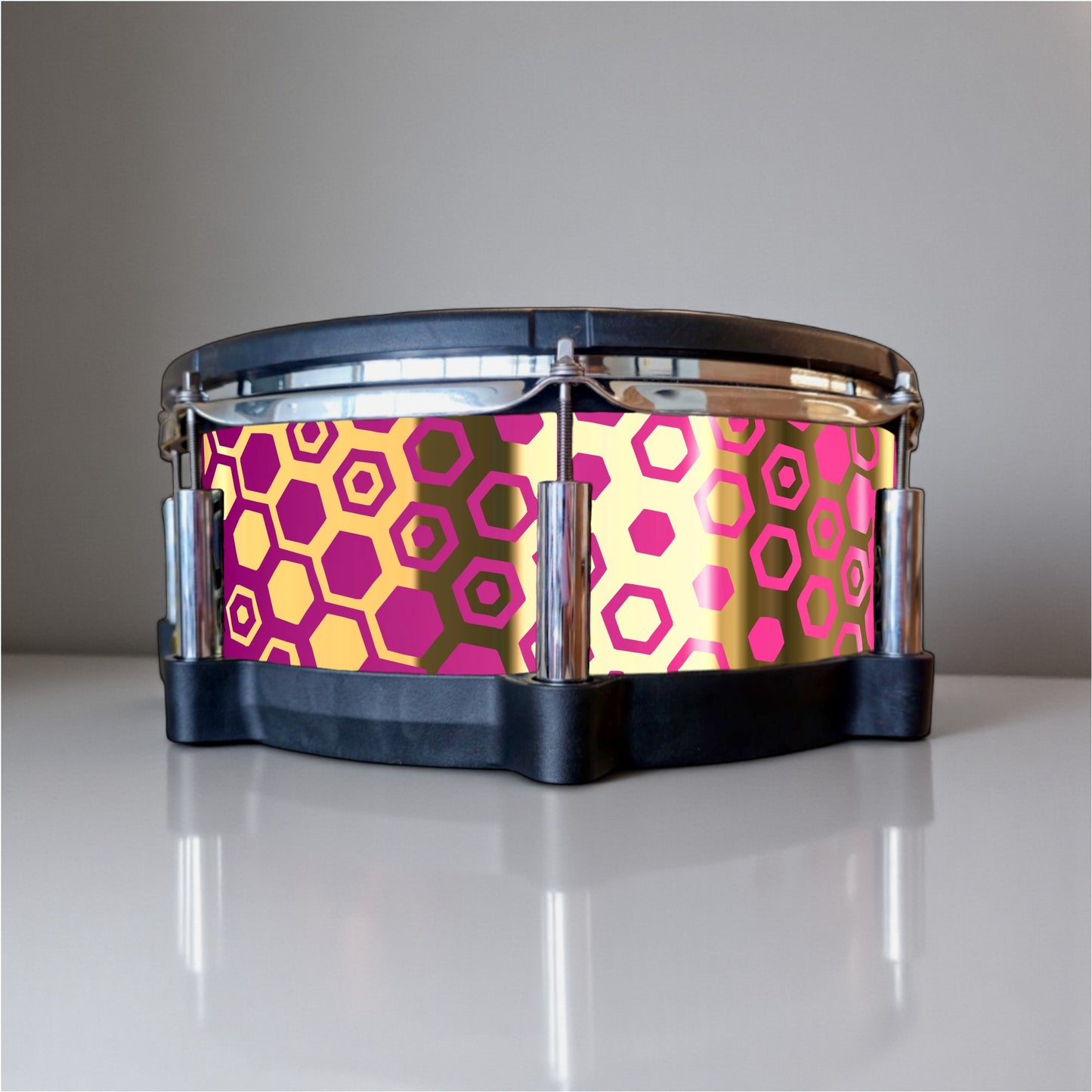 Hexagonal Fade Drum Wrap