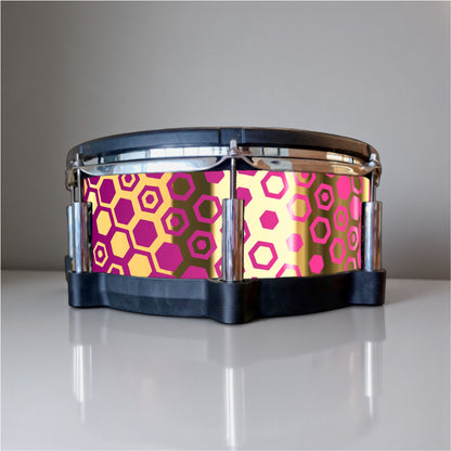 Hexagonal Fade Drum Wrap