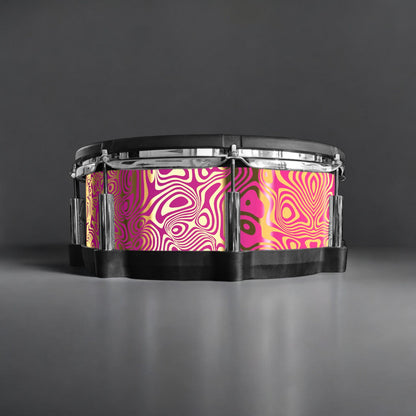 Psychedelic Swirl Drum Wrap
