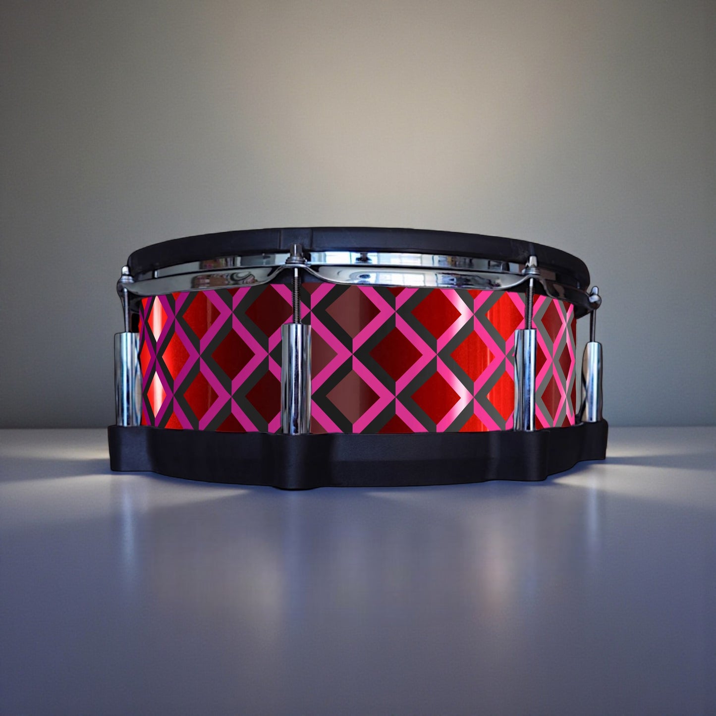 3D Tile Drum Wrap (Black Base)