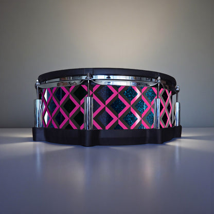 3D Tile Drum Wrap (Black Base)