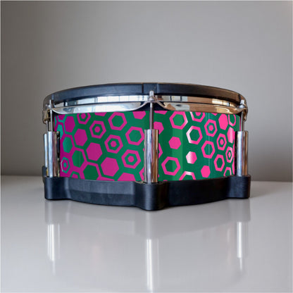 Hexagonal Fade Drum Wrap