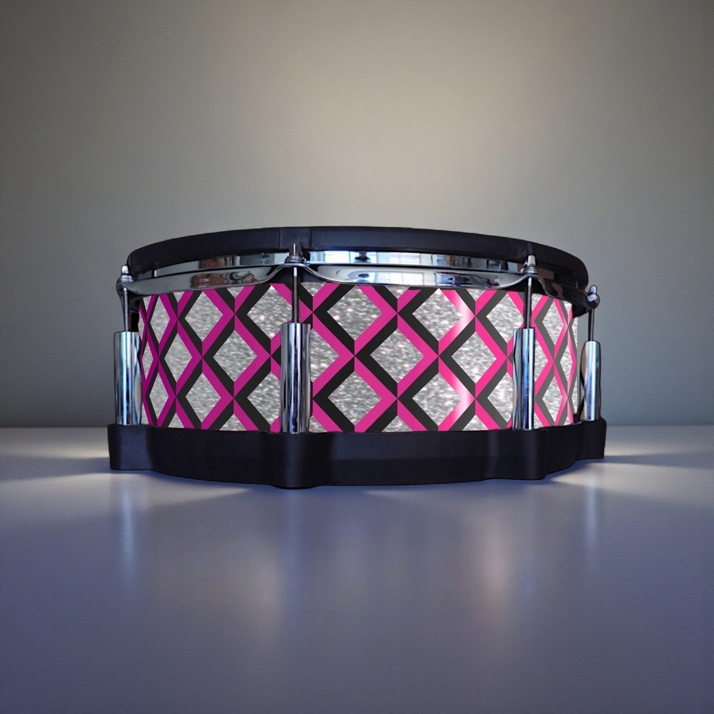 3D Tile Drum Wrap (Black Base)