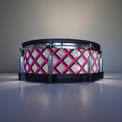 3D Tile Drum Wrap (Black Base)