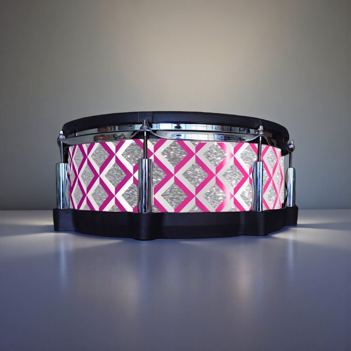 3D Tile Drum Wrap (White Base)