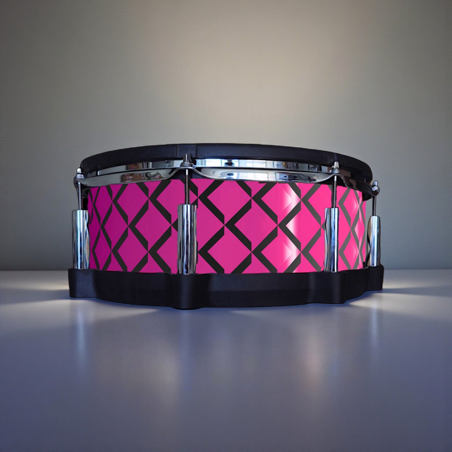 3D Tile Drum Wrap (Black Base)