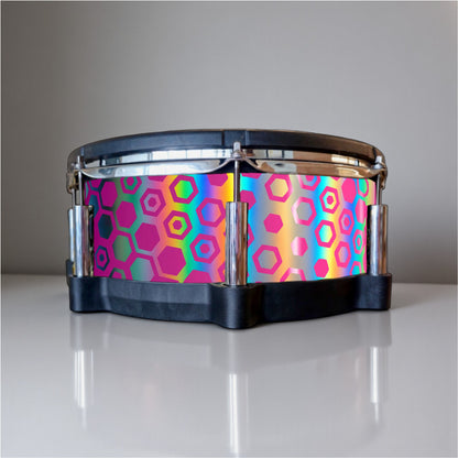 Hexagonal Fade Drum Wrap