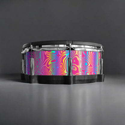 Psychedelic Swirl Drum Wrap