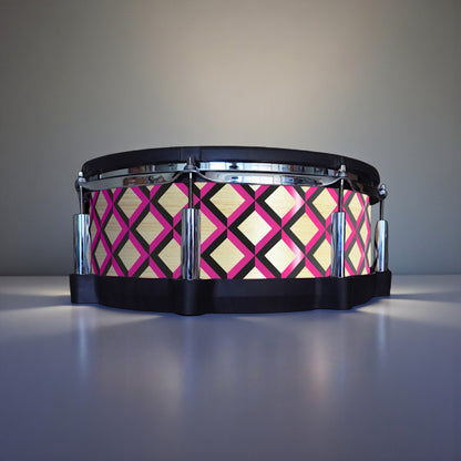 3D Tile Drum Wrap (Black Base)