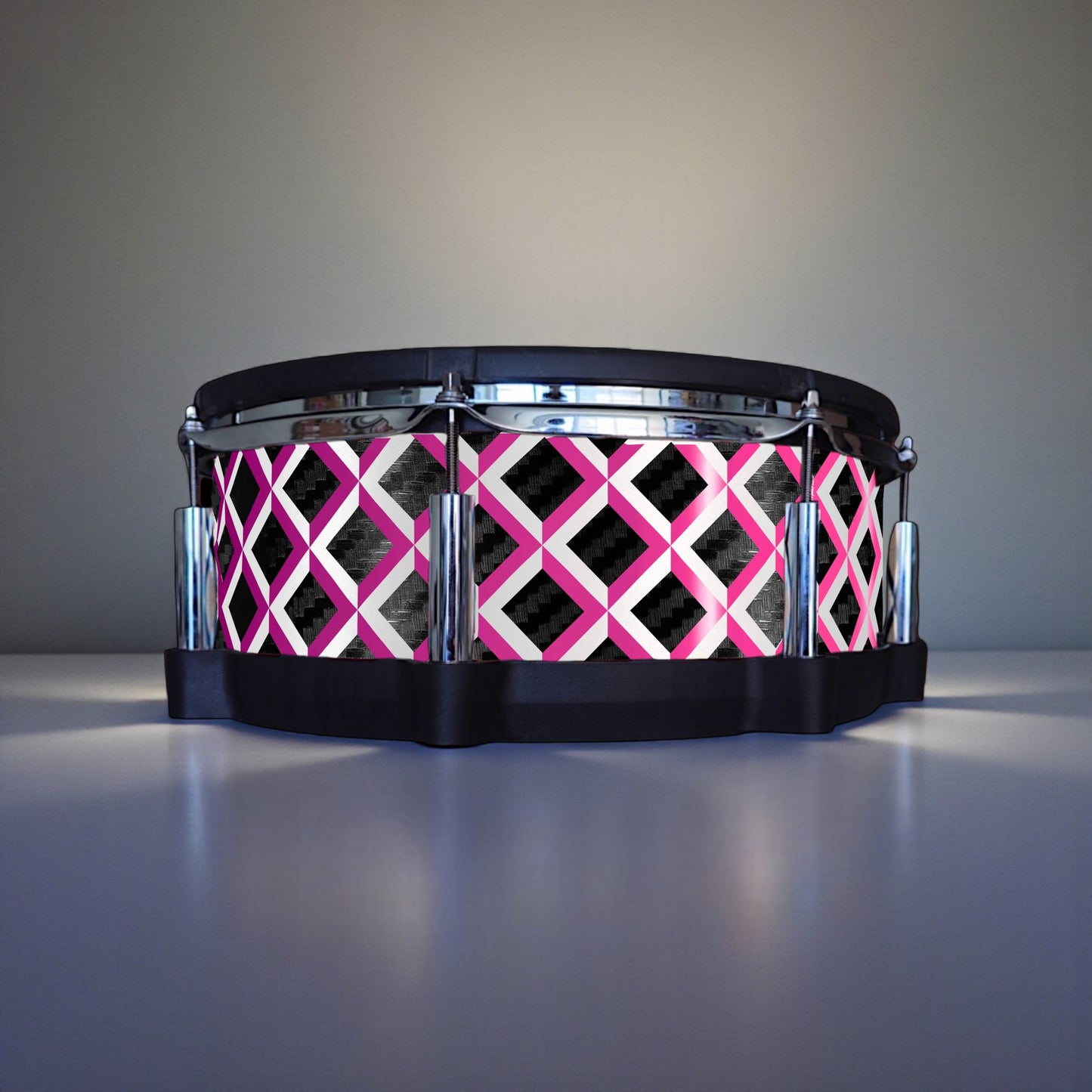 3D Tile Drum Wrap (White Base)