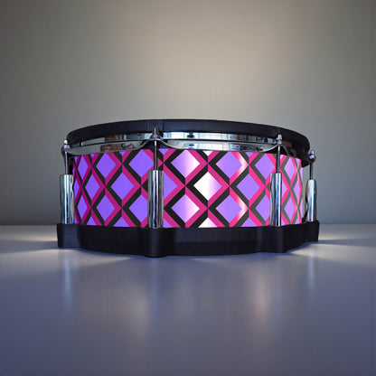 3D Tile Drum Wrap (Black Base)