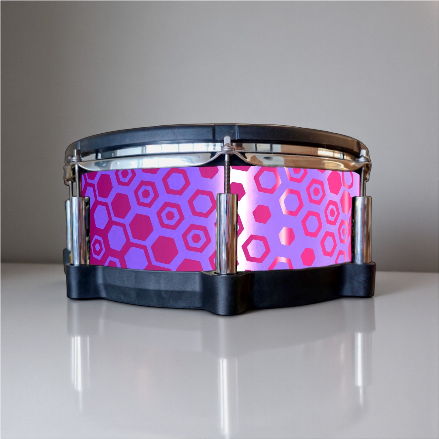 Hexagonal Fade Drum Wrap