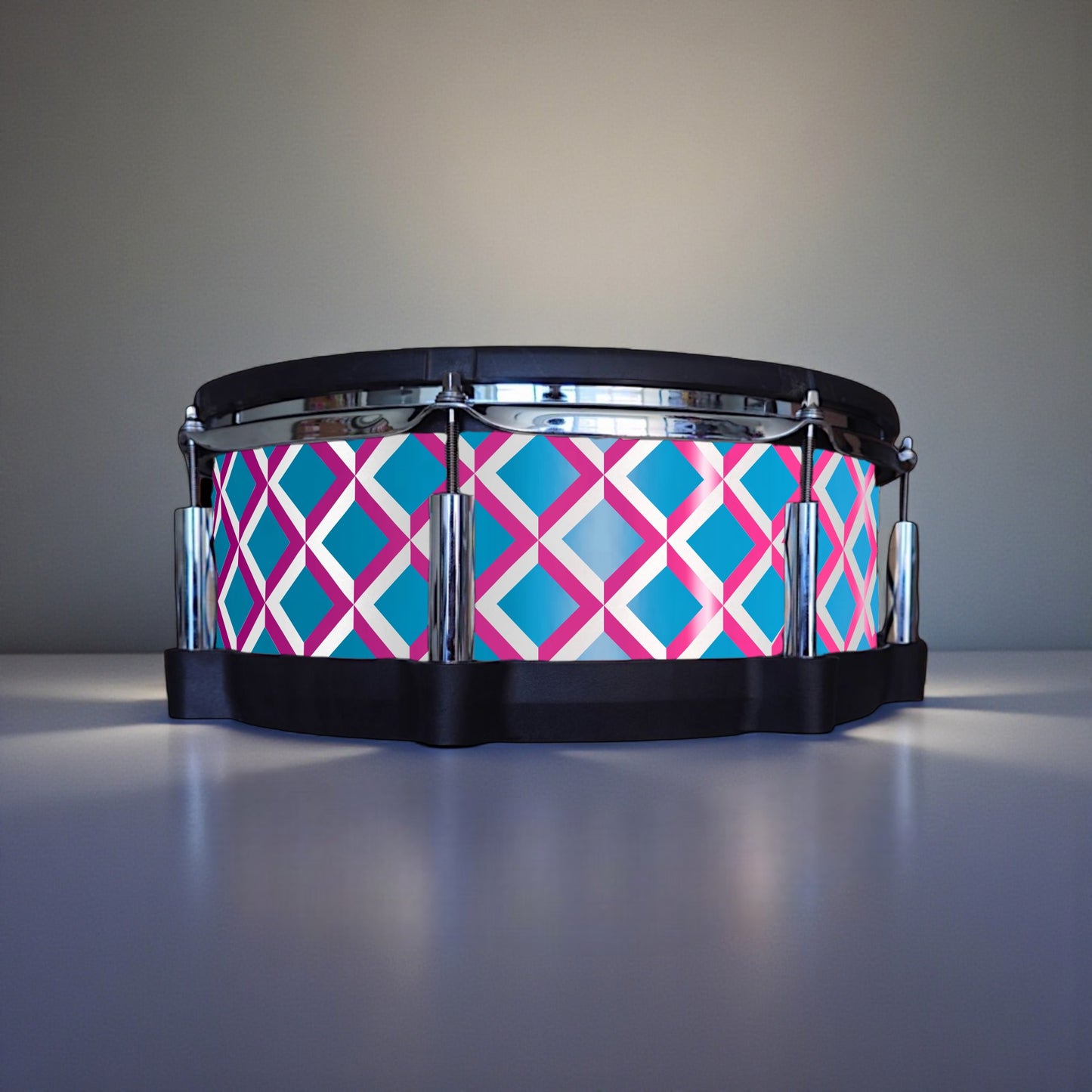 3D Tile Drum Wrap (White Base)