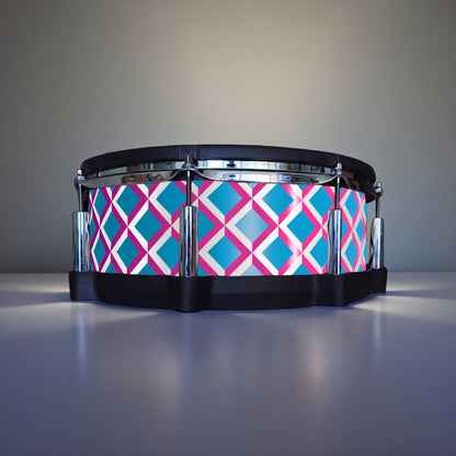 3D Tile Drum Wrap (White Base)