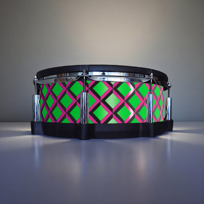 3D Tile Drum Wrap (Black Base)