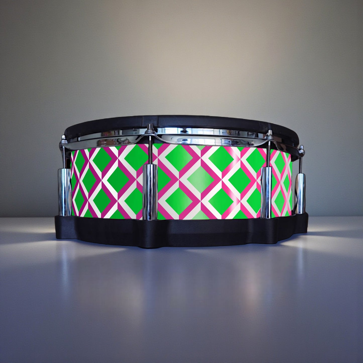 3D Tile Drum Wrap (White Base)