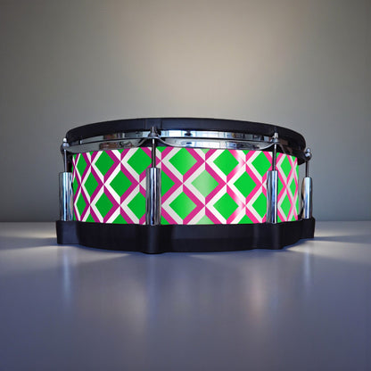 3D Tile Drum Wrap (White Base)