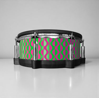Negative Circles Drum Wrap