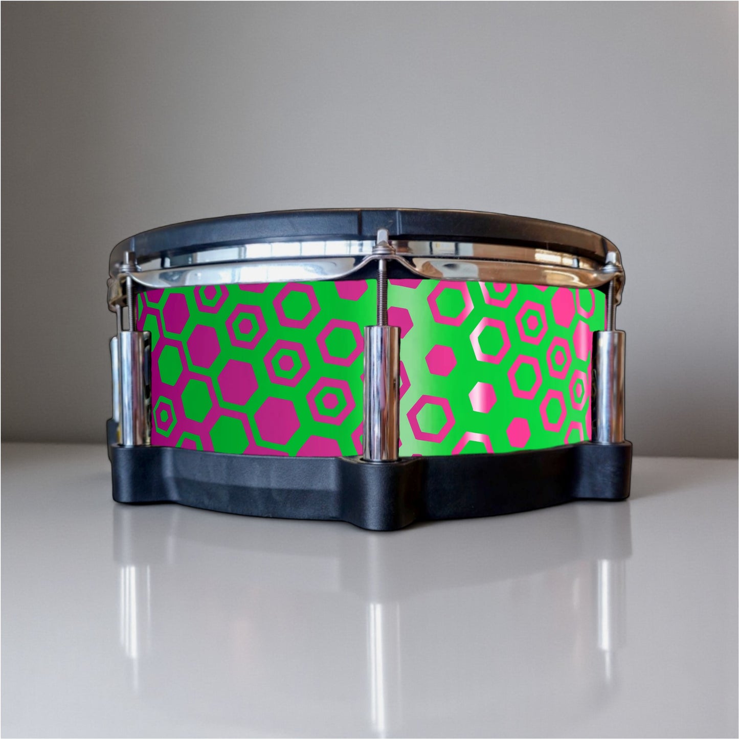 Hexagonal Fade Drum Wrap