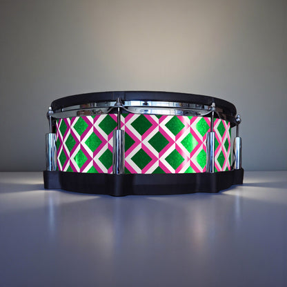 3D Tile Drum Wrap (White Base)