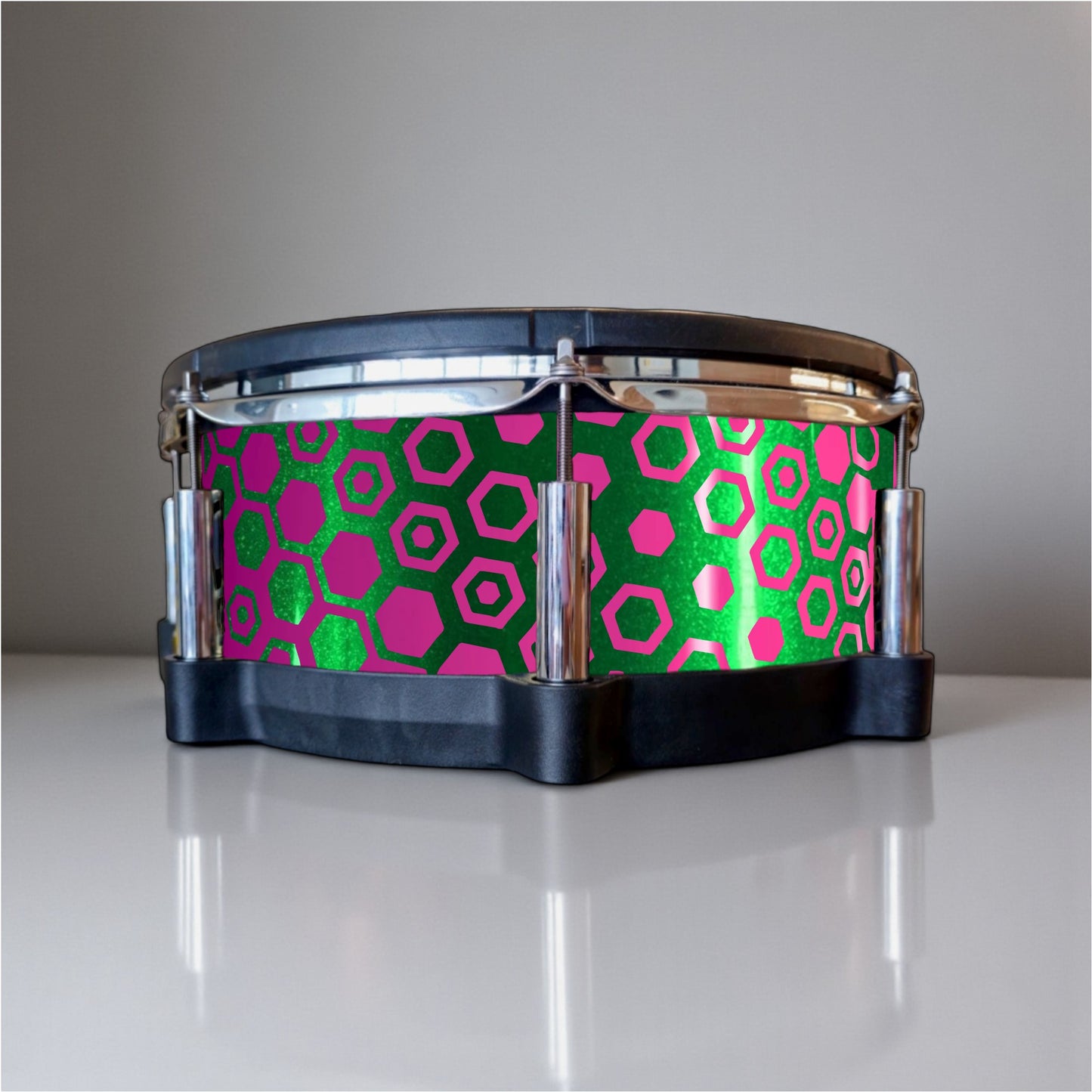 Hexagonal Fade Drum Wrap