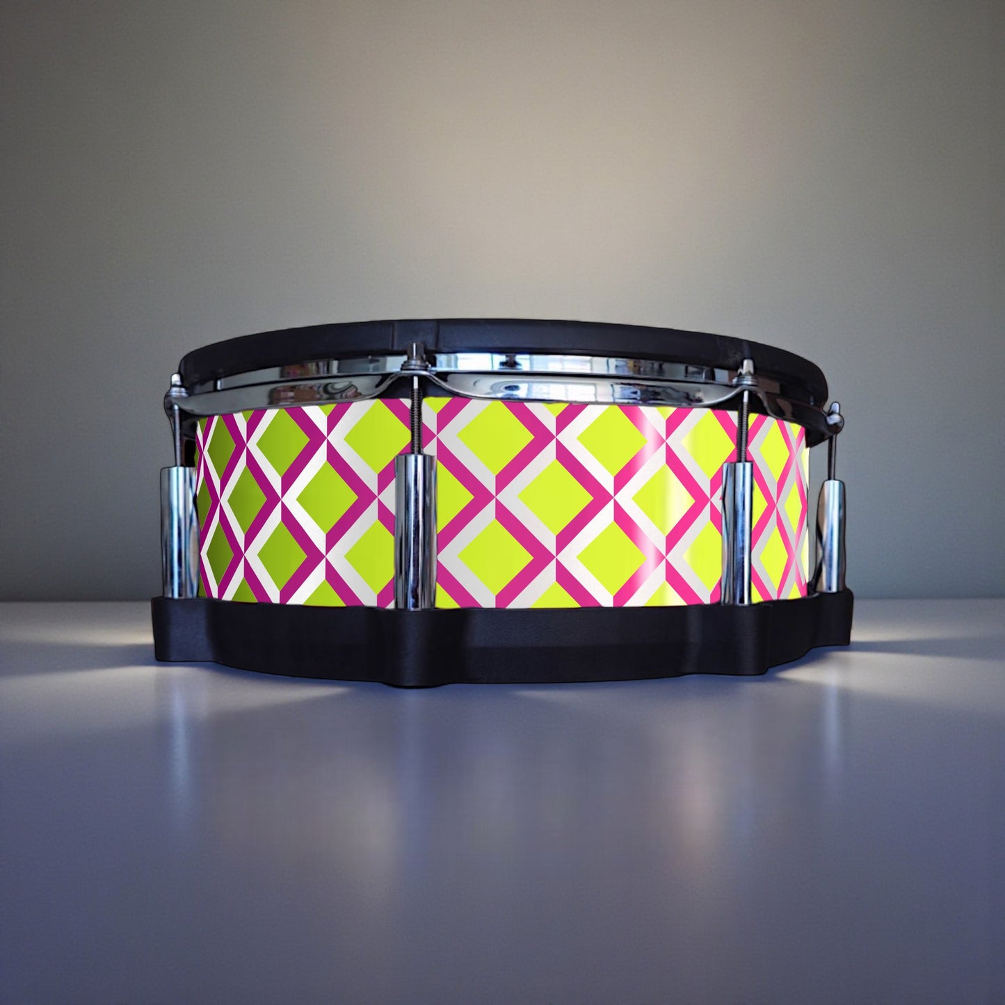 3D Tile Drum Wrap (White Base)