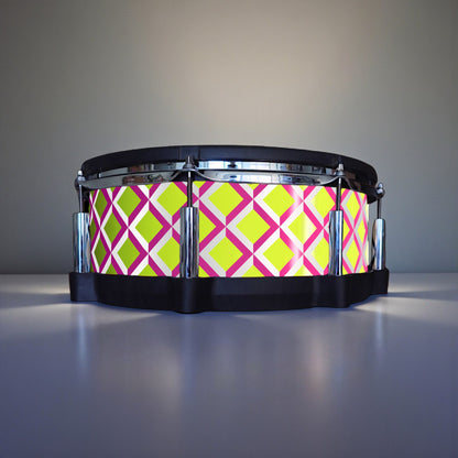 3D Tile Drum Wrap (White Base)