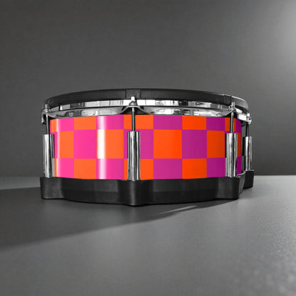 Checkerboard Drum Wrap