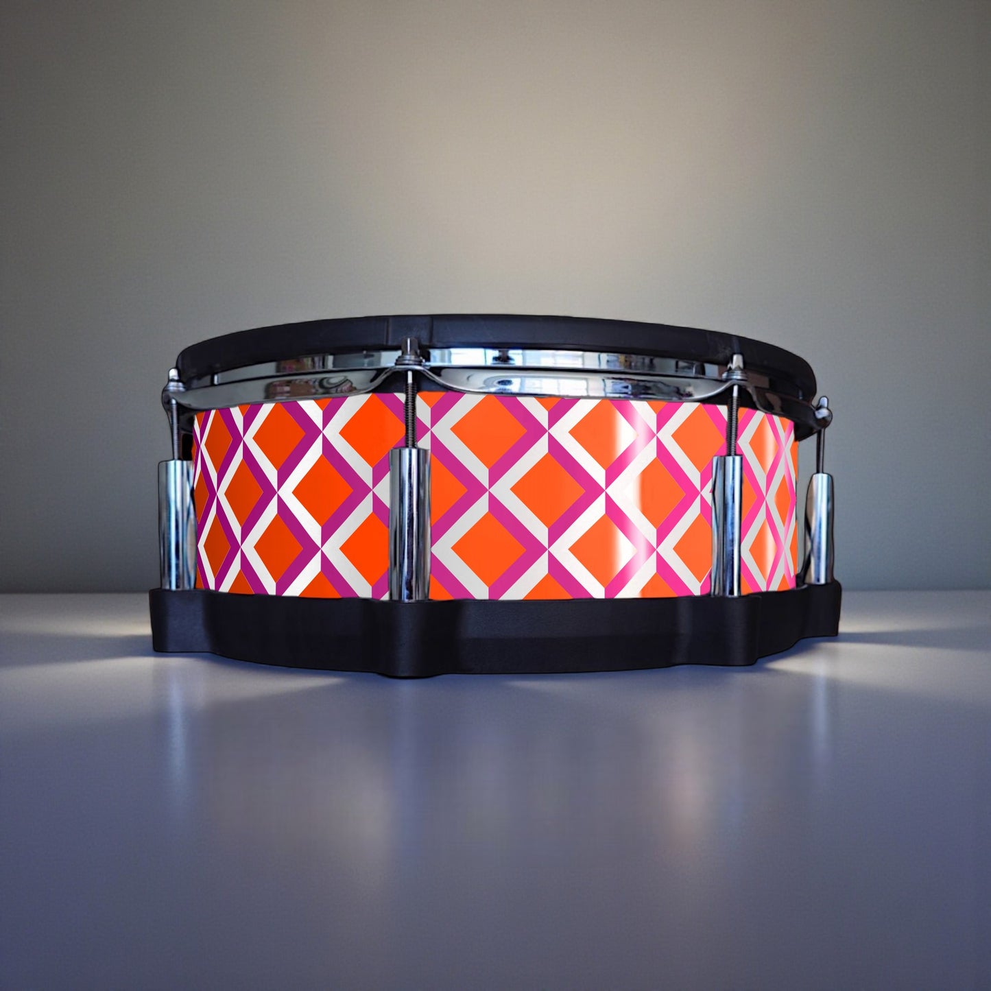 3D Tile Drum Wrap (White Base)