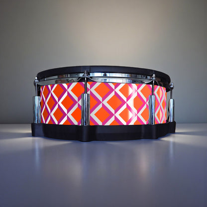 3D Tile Drum Wrap (White Base)