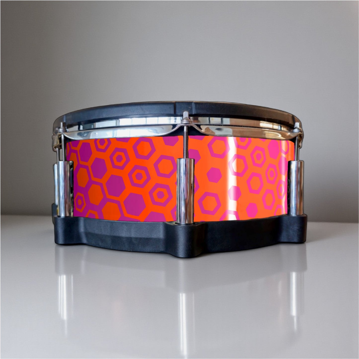 Hexagonal Fade Drum Wrap