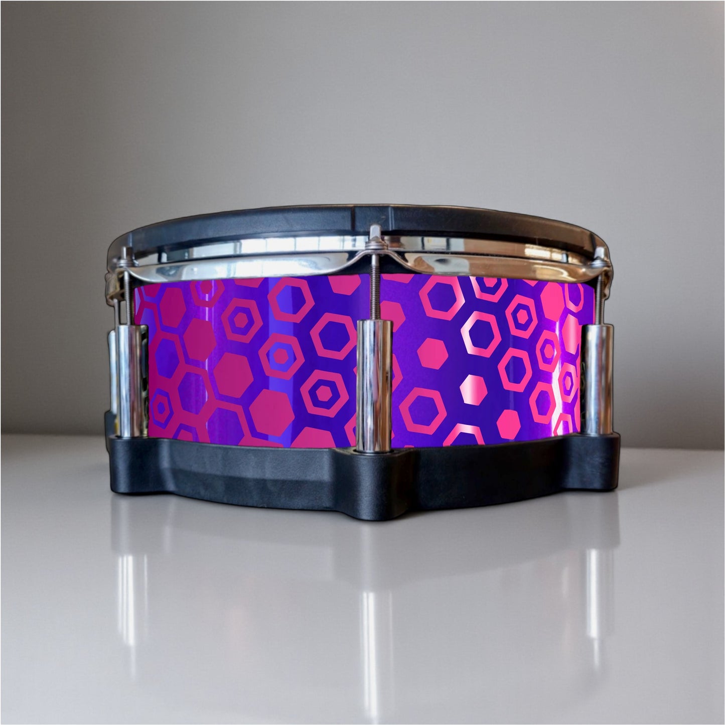 Hexagonal Fade Drum Wrap