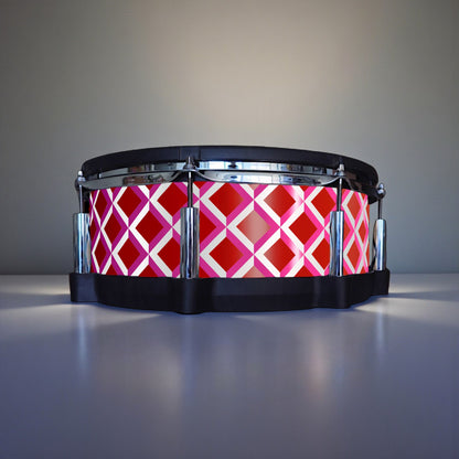 3D Tile Drum Wrap (White Base)