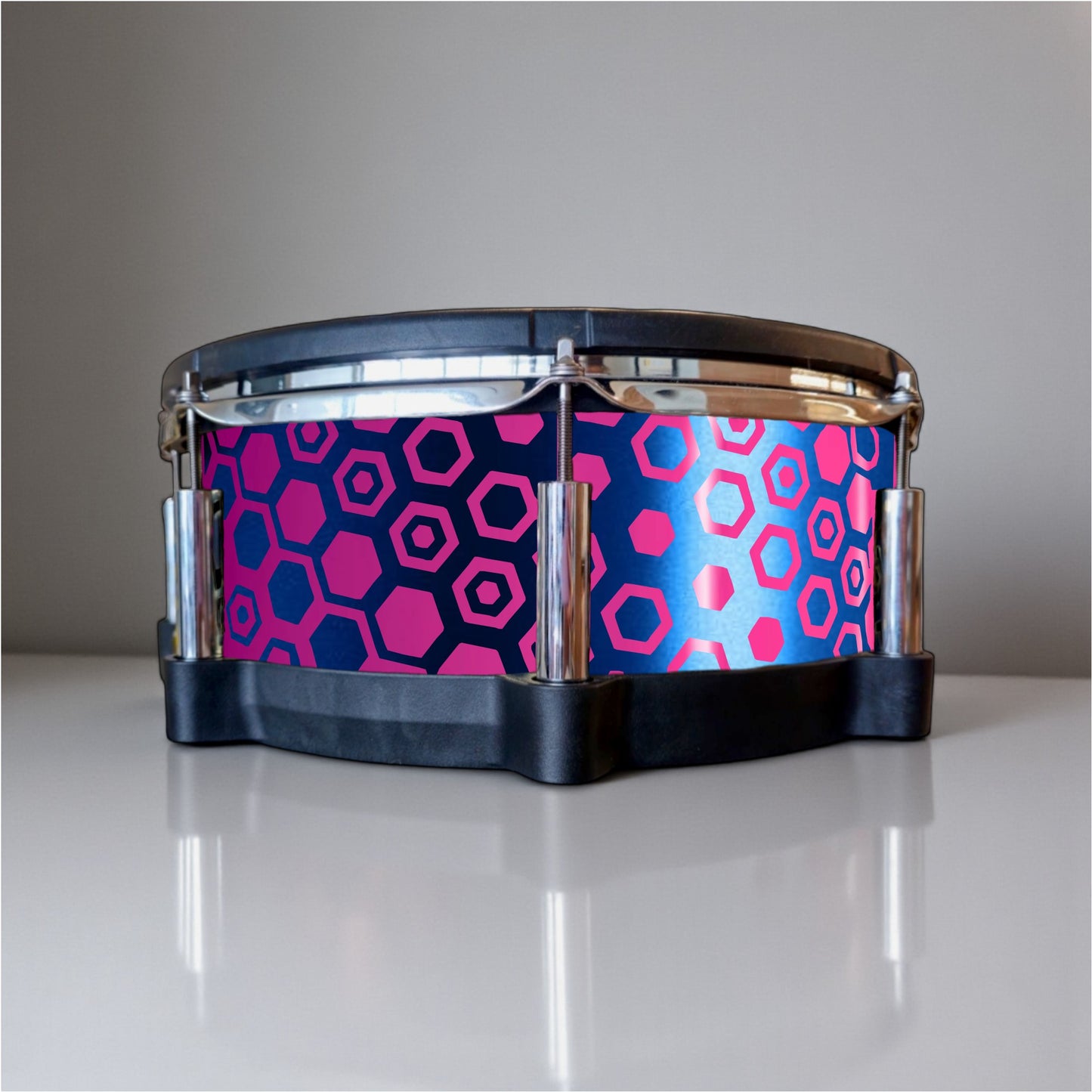 Hexagonal Fade Drum Wrap