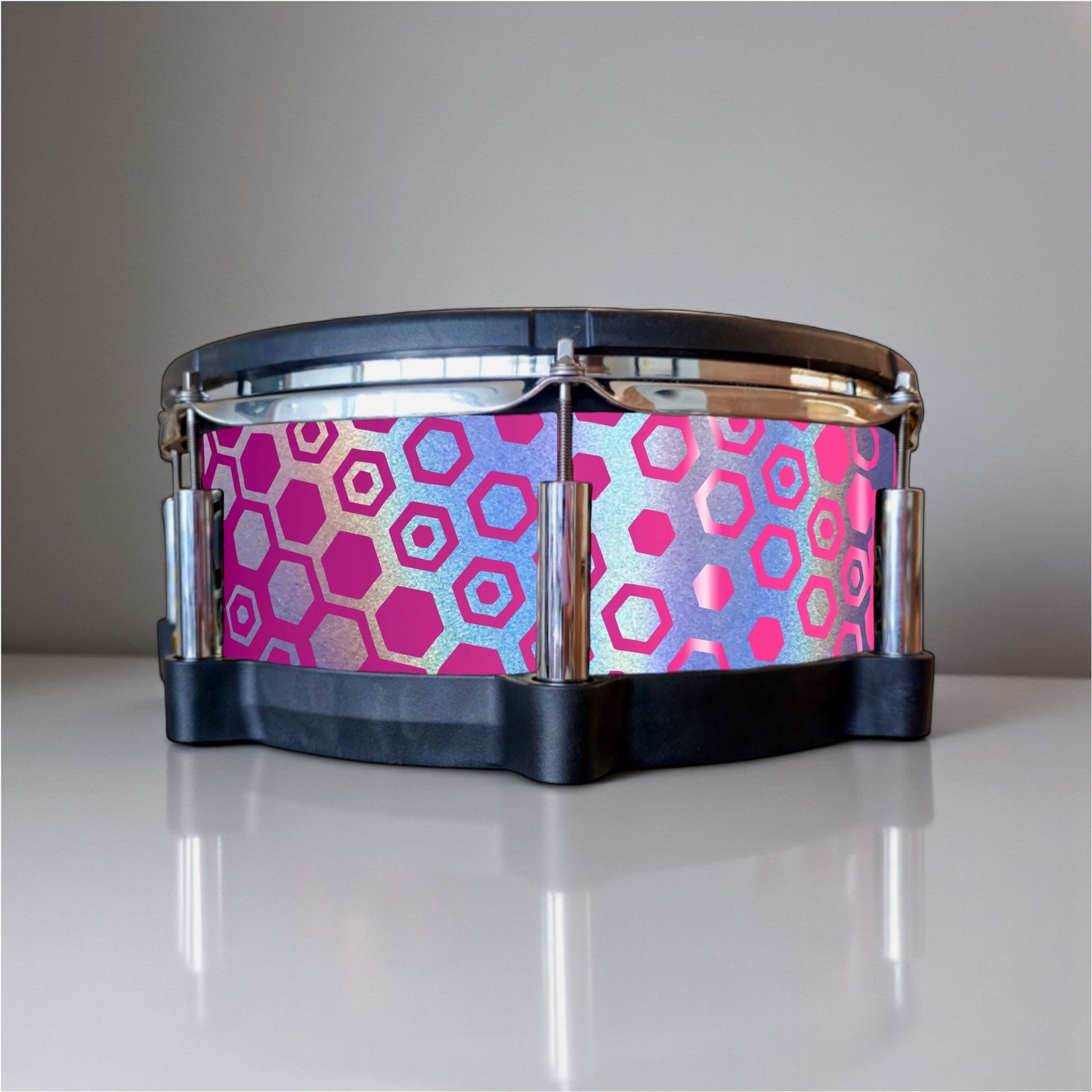 Hexagonal Fade Drum Wrap