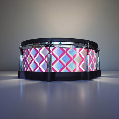 3D Tile Drum Wrap (White Base)