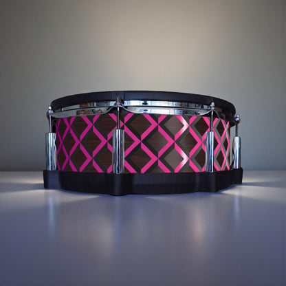 3D Tile Drum Wrap (Black Base)